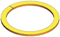 T&S 009538-45 SPLIT WASHER FAUCET PLASTIC