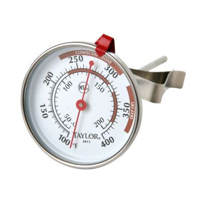TAYLOR PRECISION PRODUCTS 5911N CANDY & DEEP FRY THERMOMETER, DIAL, STAI
