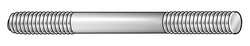 TE-CO 40374 DBL END THD STUD 1/4-20X3 OAL PK 2
