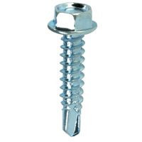 ITW GLOBAL BRANDS 21340 DRILL POINT SCREWS, SELF-TAPPING, HEX WA