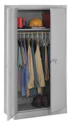 TENNSCO CORP 1471LGY WARDROBE STORAGE CABINET,LIGHT GRAY