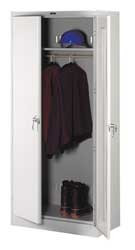 TENNSCO CORP 2471LGY WARDROBE STORAGE CABINET,LIGHT GRAY