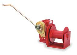 THERN 482B HAND WINCH,WORM GEAR,W/BRAKE,4000 LB.