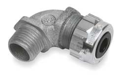 TYRAP 4971AL LIQUID TIGHT CONNECTOR 3/4IN. 90 DEG SLV