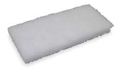 TOUGH 6XE74 LIGHT DUTY PAD WHITE 10L X 4IN. W PK 5