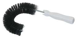 TOUGH 11N178 HOOK BRUSH BLACK BRISTLE 8 IN