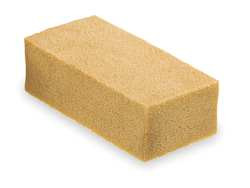 TOUGH 2RMZ8 SMOKE AND SOOT SPONGE TAN 3IN L 6IN W