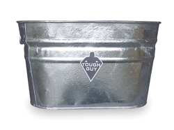 TOUGH 3ANT3 UTILITY TUB 17 GAL GALVNZED SHEET STL