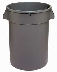 TOUGH 5DMU6 UTILITY CONTAINER 55 GAL. LLDPE GRAY