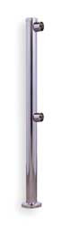 TURNSTILE 1013-S END POST BRUSHED CHROME