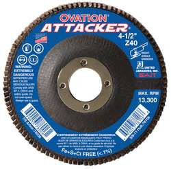 UNITED ABRASIVES-SAIT 76231 ARBOR MOUNT FLAP DISC 5IN 120 FINE