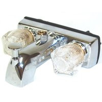 UNITED STATES HARDWARE P-019NB 7IN CHRM 2HNDL TB/SHWR FAUCET