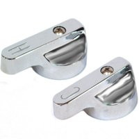 UNITED STATES HARDWARE P-678C CHROME FAUCET HANDLES