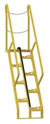 VESTIL ATS-5-56 ALTERNATING TREAD STAIR UNIT,8 FT. 6" H