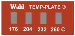 WAHL 101-4-177C NON-REV TEMP INDICATOR KAPTON PK10