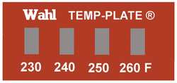 WAHL 101-4-230F NON-REV TEMP INDICATOR MYLAR PK10