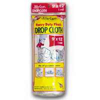 WARP BROTHERS JC-9124 CLOTH DROP PLASTIC 1MIL 9X12FT