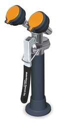 WATERSAVER FAUCET COMPANY EW1022 EYEWASH W/DRENCH HOSE,DECK FLANGE,4-1/8W