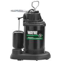 WAYNE PUMPS SPF33 SUMP PUMP PLASTIC SPF33 1/3HP