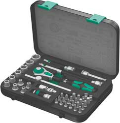 WERA 05003535002 SOCKET SET SAE 1/4 IN DR 41 PC