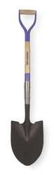 WESTWARD 1WG33 ROUND POINT SHOVEL,30 IN. HANDLE,14 GA.