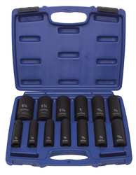 WESTWARD 4PRG3 IMPACT SOCKET SET 1/2 DR 13 PC