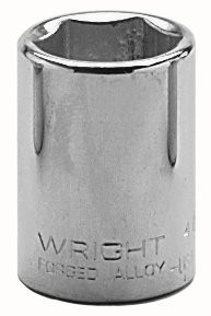 WRIGHT TOOLS 4022 11/16" 1/2"DR 6PT STD SOCKET
