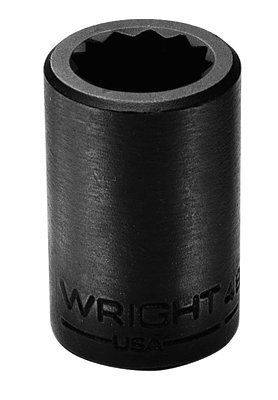WRIGHT TOOLS 4878 1/2" DR. 12 PT. STD. IMPACT SOCKET