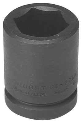WRIGHT TOOLS 68-43MM 43MM 3/4 DR. 6 PT. STD.METRIC IMP SKT