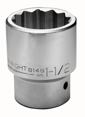 WRIGHT TOOLS 8158 1-13/16" 1"DR 12PT STD SOCKET
