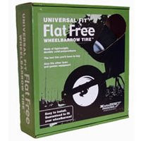 ARNOLD CORP 00270 UNIVERSAL FIT WHEELBARROW TIRE, FLAT FRE