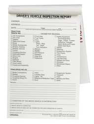 JJ KELLER 015-B VEHICLE INSPECTION FORM 2 PLY W/CARBON