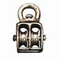 BARON MFG 0178ZD-1-1/2 ROPE PULLEY SWVL DBL ZN 1-1/2