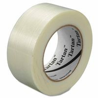 3M ABRASIVE 021200-86521 TARTAN FILAMENT TAPE 8934 CLEAR- 48 MM X