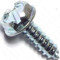 MIDWEST FASTENER 02911 SCRW TAP SLT HEX ZN SLOT 6X1/2