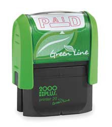 2000PLUS 035350 MESSAGE STAMP,PAID