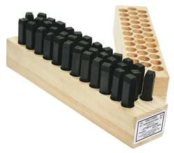 YOUNG BROS. STAMP WORKS, INC. 05366 LETTER AND NUMBER SET 3/16 IN H STEEL