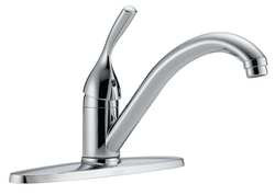 DELTA FAUCET COMPANY 100-DST CLASSIC SERIES SINGLE LEVER KITCHEN FAUC