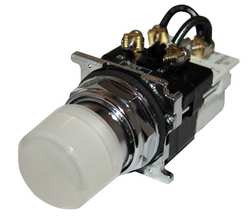EATON 10250T221LWP06 H4418 PILOT LIGHT PRESS 120VAC WHITE