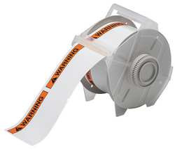 BRADY SPC ABSORBENTS 121553 LABEL VINYL BLACK/ORANGE