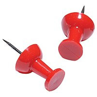HILLMAN GROUP 122642 PUSH PIN RED