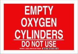 BRADY SPC ABSORBENTS 125645 CHEMICAL SIGN,POLYESTER,7 X10 ",WHT/RED