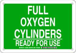 BRADY SPC ABSORBENTS 125698 CHEMICAL SIGN,PLASTIC,7X10 ",WHT/GRN