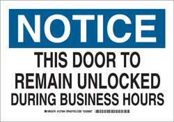 BRADY SPC ABSORBENTS 127064 SIGN,NOTICE,7X10",BLK/BLE/WHITE