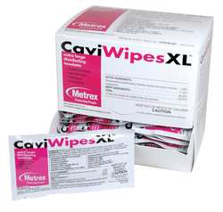CAVIWIPES 13-1155 DISINFECTING WIPES 10 X 12