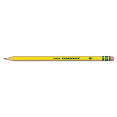DIXON TICONDEROGA CO. 13882 TICONDEROGA PENCIL,W/ERASER,NO 2 LEAD,YW