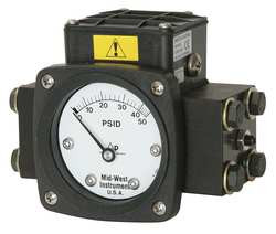 MIDWEST INSTRUMENT 140-AA-00-O(AA)-100P PRESSURE GAUGE 0 TO 100 PSI