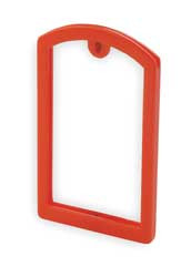 LABEL SAFE 200008 LABEL POCKET FRAME,POCKET RECESS,RED
