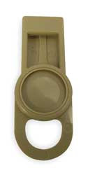 LABEL SAFE 205500 ID WASHER TAB LABEL,CIRCLE,BEIGE,PK6