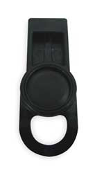 LABEL SAFE 205501 ID WASHER TAB LABEL,CIRCLE,BLACK,PK6